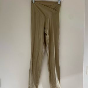 Aerie Offline Crossover Waist Leggings (Clay)